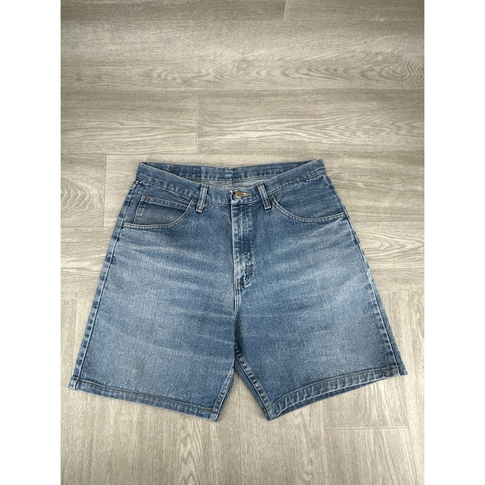 Wrangler Originals Shorts Men's 33 Faded Denim Cotton Casual‎